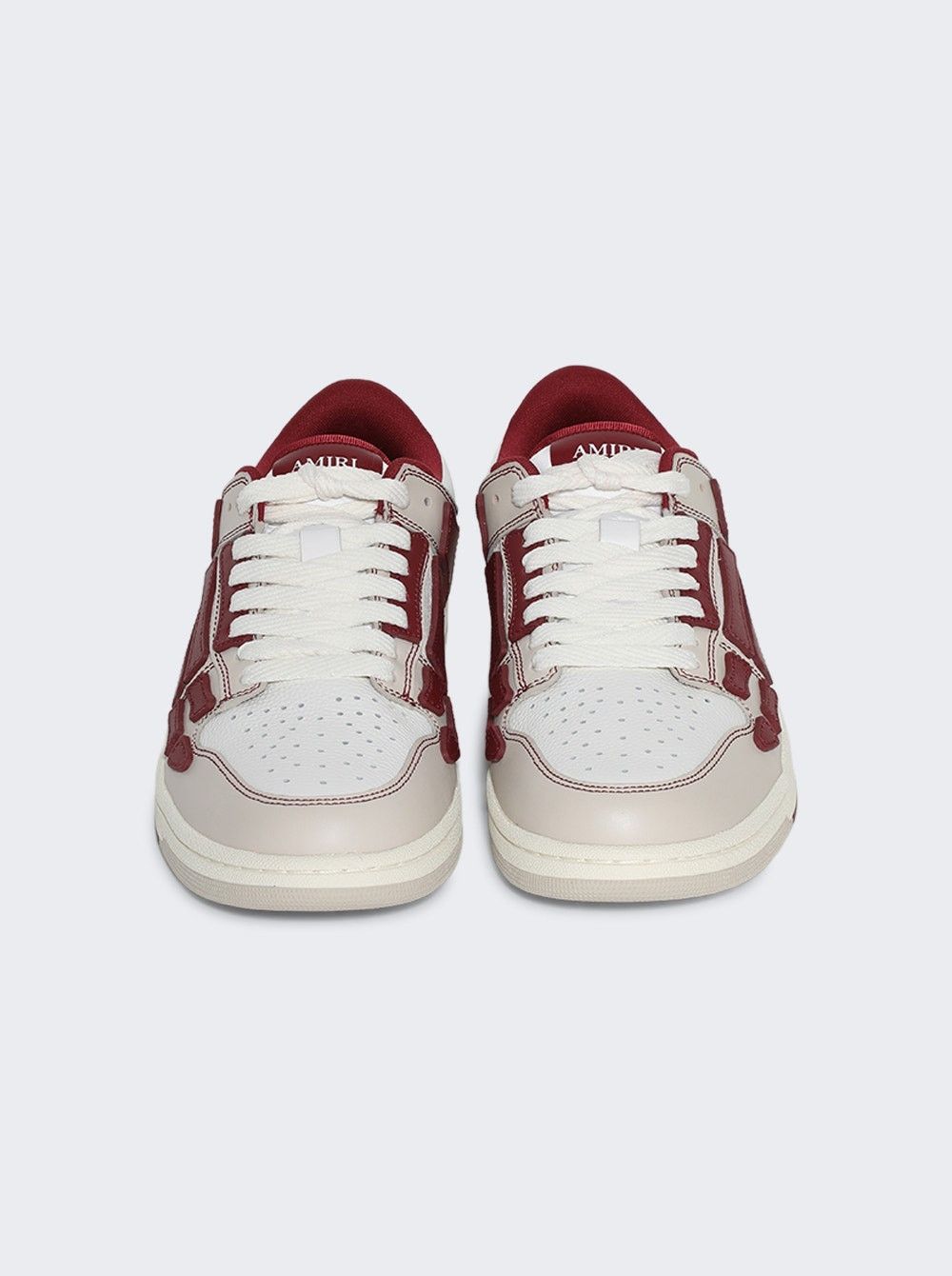 Amiri oc11z1125 Varsity Skel Top Low Sneakers in Multicolor Size US 7 / IT 37 - 3 Thumbnail