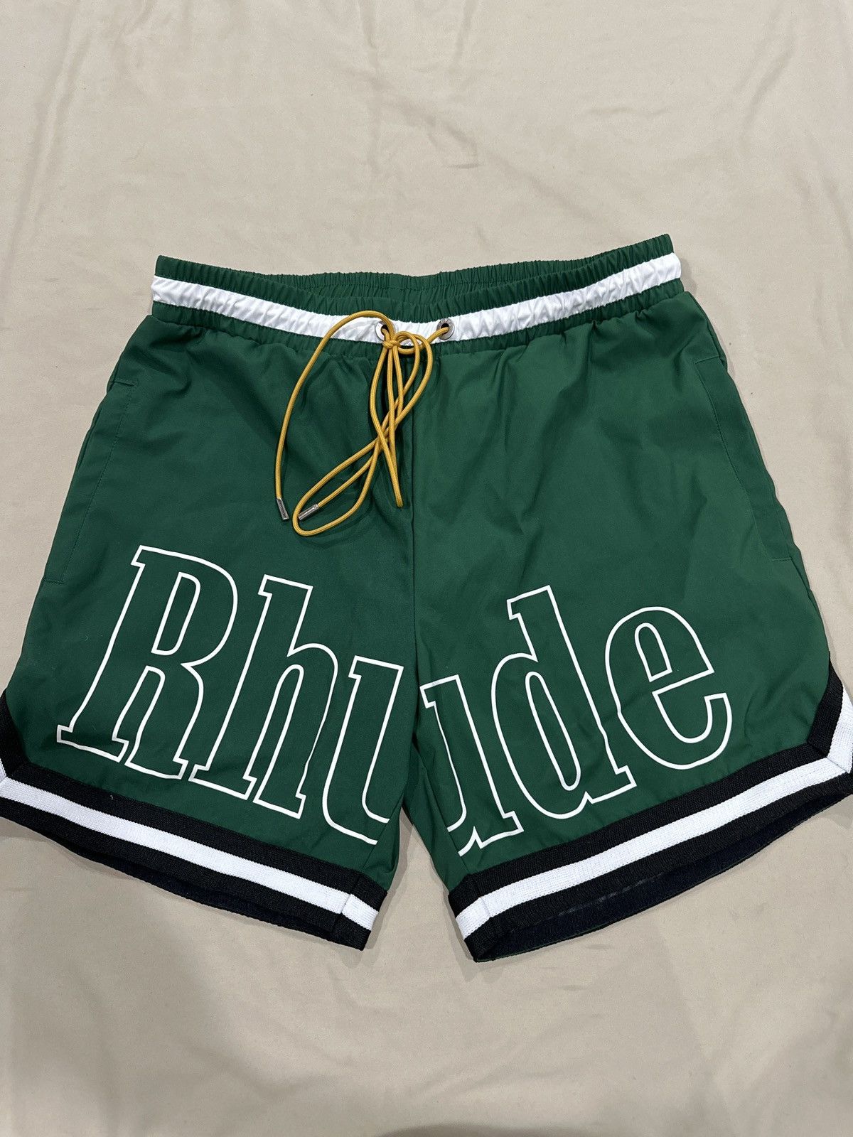 Rhude Rhude Logo swim short Sz M NWT Size US 34 / EU 50 - 1 Thumbnail