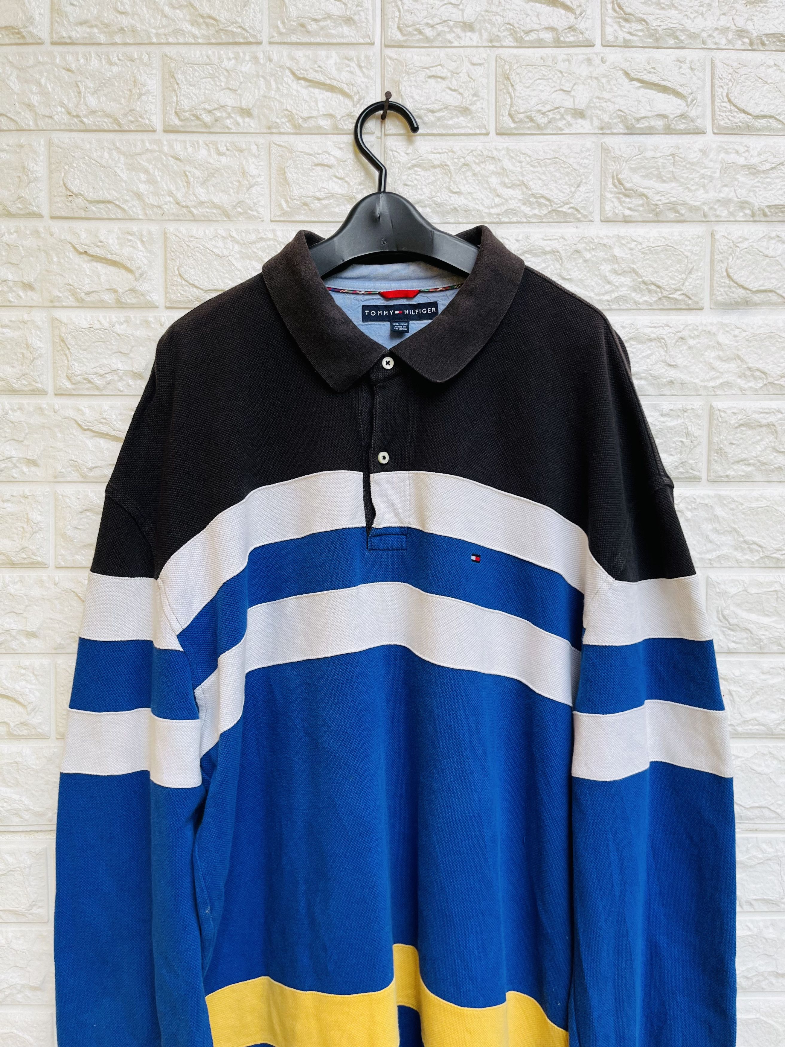 Japanese Brand Vintage Tommy Hilfiger Multicolour Designer Fashion Style Size US XXL / EU 58 / 5 - 3 Thumbnail