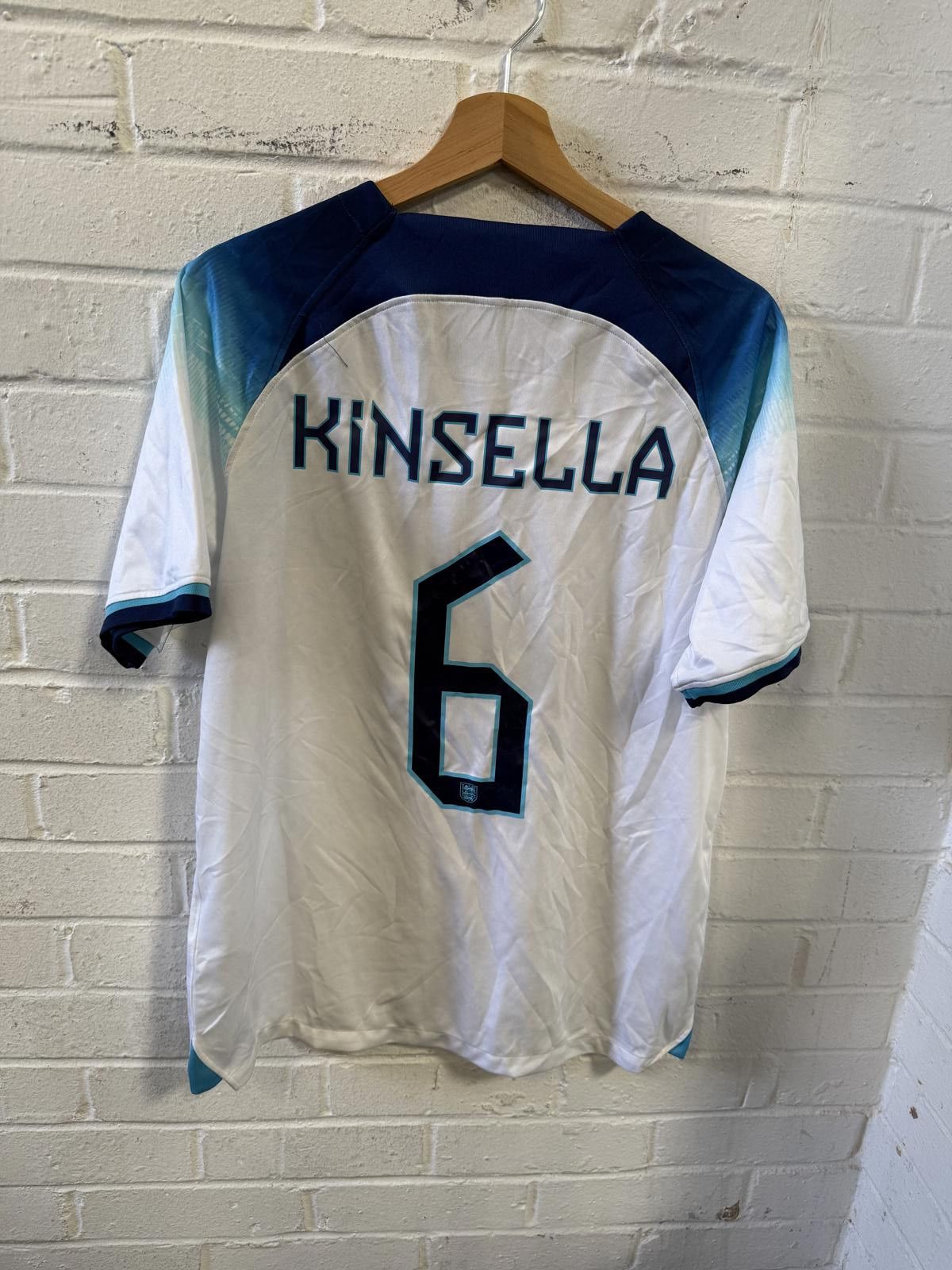 Nike Nike England Football Jersey - Kinsella #6 Size US M / EU 48-50 / 2 - 3 Thumbnail