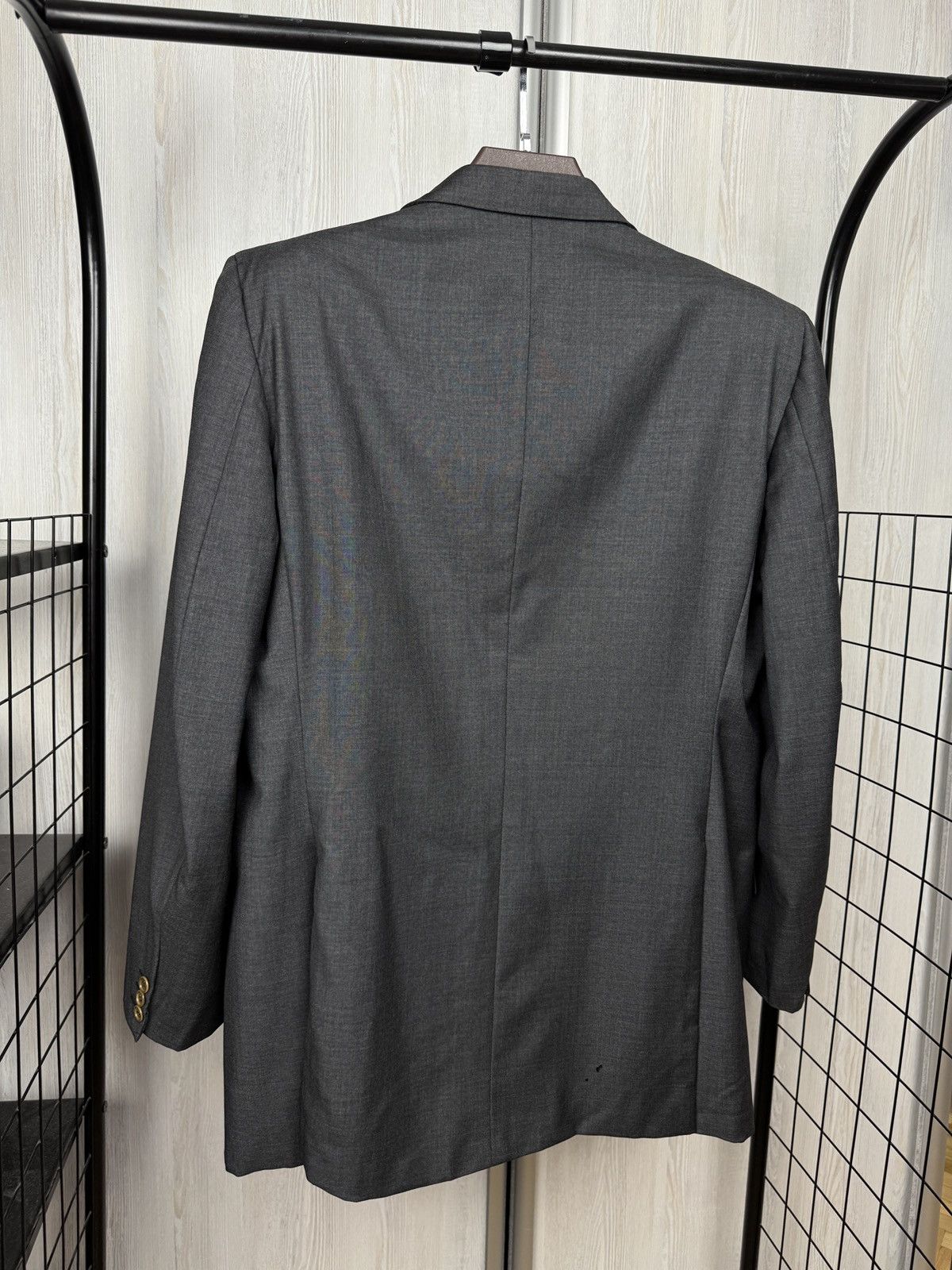 Brioni Brioni Double-Breasted grey wool made in Italy blazer Size 44R - 7 Thumbnail