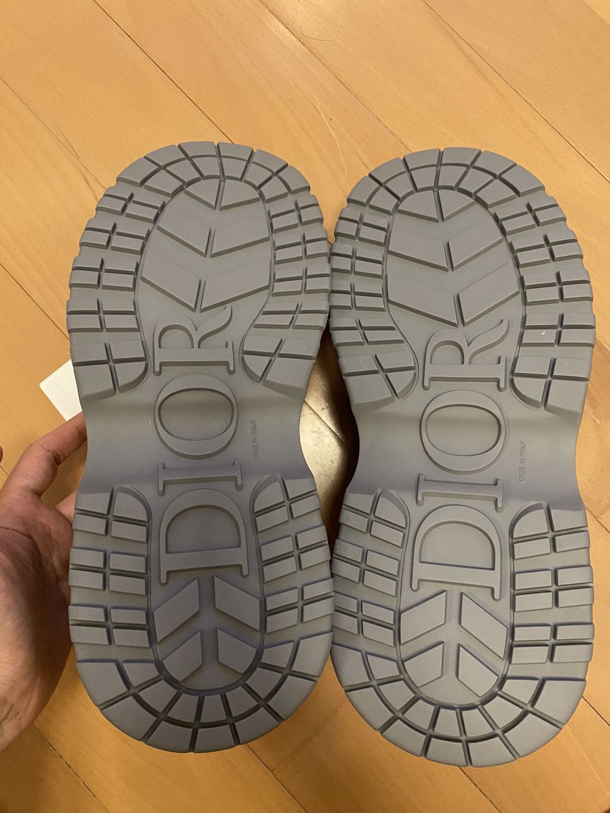 Dior Dior grey cannage buffalo loafers 41 Size US 8 / EU 41 - 7 Thumbnail