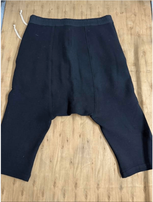 Rick Owens Rick Owens DRKSHDW Black Drawstring Sweatpants Men's M Size US 34 / EU 50 - 3 Thumbnail