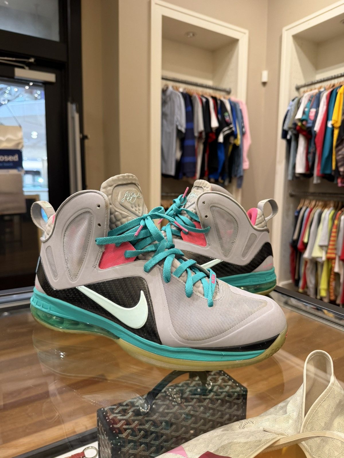 Nike Nike LeBron 9 PS Elite 'South Beach (2012)' Size US 13 / EU 46 - 3 Thumbnail