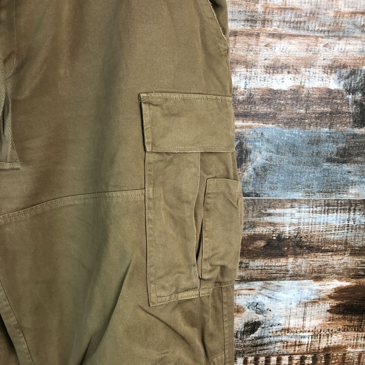 Japanese Brand Arme Brown Cargo Multipocket Pants #A1921 Size US 31 - 10 Thumbnail