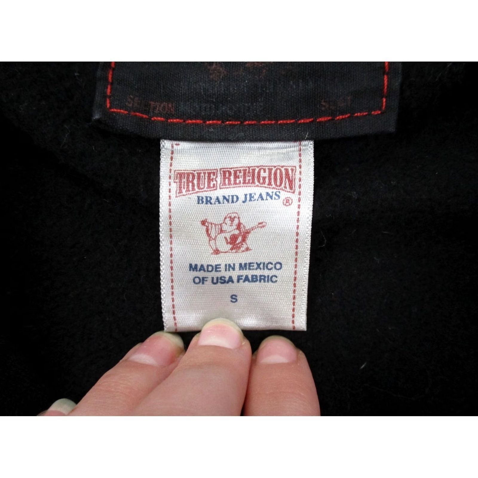 True Religion True Religion Jacket Womens S Black Knit Full Zip Pockets Thermal Casual Streetwear 90s Style Size S / US 4 / IT 40 - 7 Thumbnail