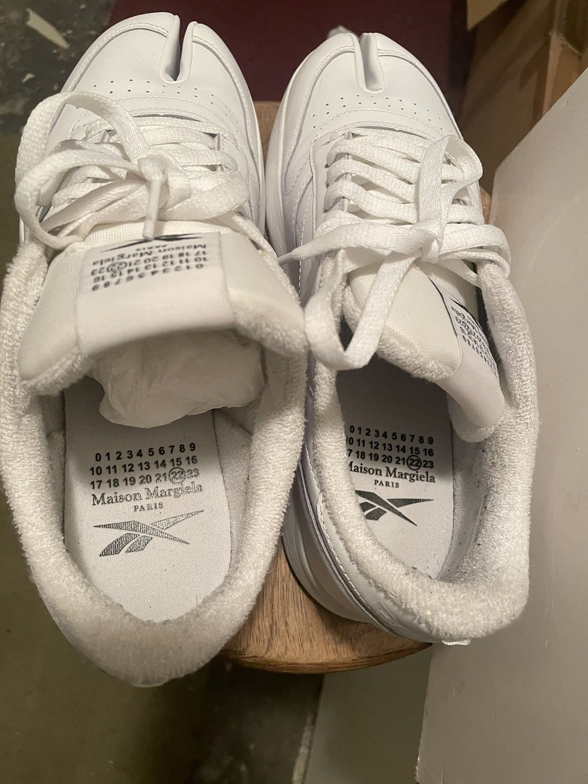 margiela tabi sneakers reebok