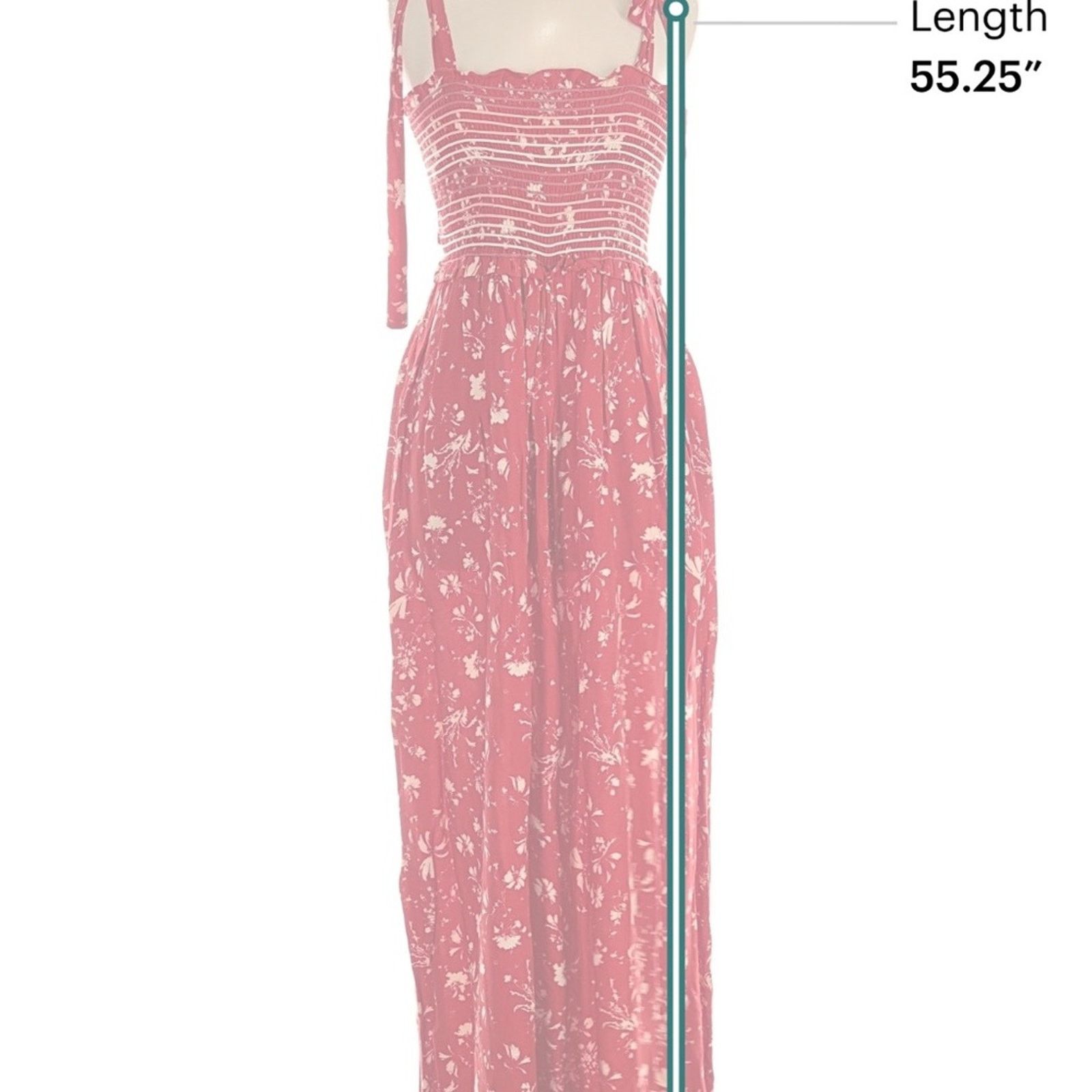 Free People Free People Red Floral Jumpsuit Size 36" / US 14 / IT 50 - 3 Thumbnail
