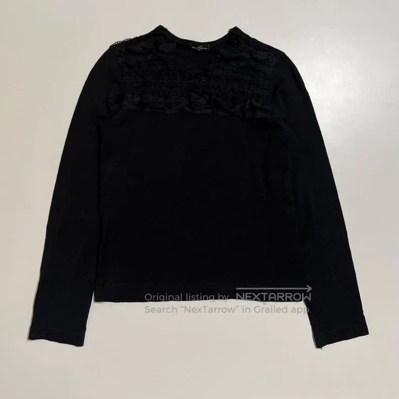 Comme des Garcons Comme Des Garcons Jacquard lotus wool long-sleeve Size S / US 4 / IT 40 - 2 Thumbnail