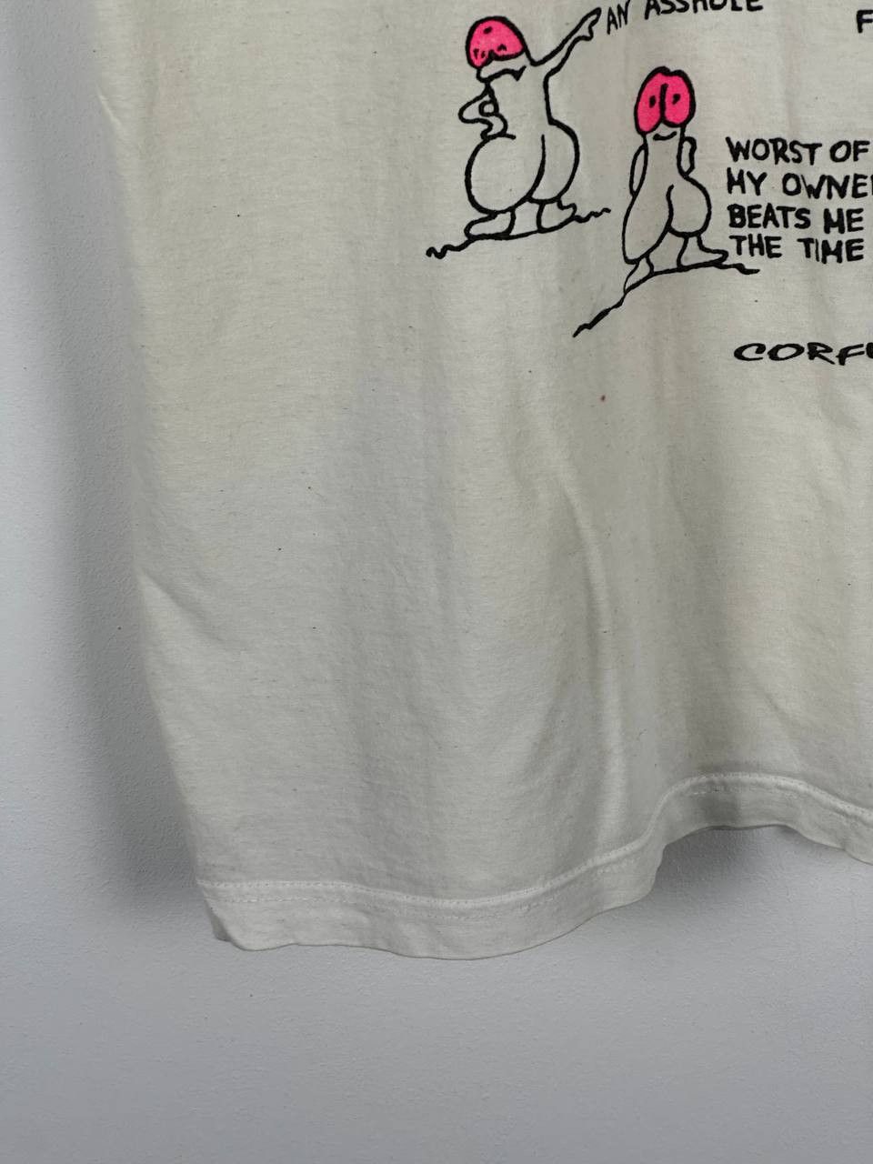 Vintage Vintage Y2K Humour Dick Problems Corfu Sex T Shirt Size US XL / EU 56 / 4 - 8 Thumbnail