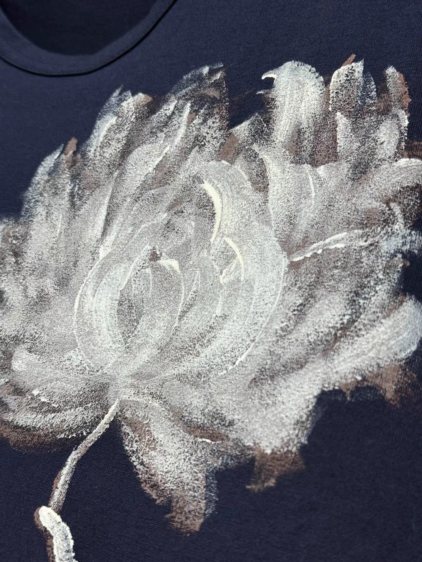 Yohji Yamamoto Yohji Yamamoto Y's for Men Oil Painting Epiphyllum Shirt K20 Size US L / EU 52-54 / 3 - 4 Thumbnail