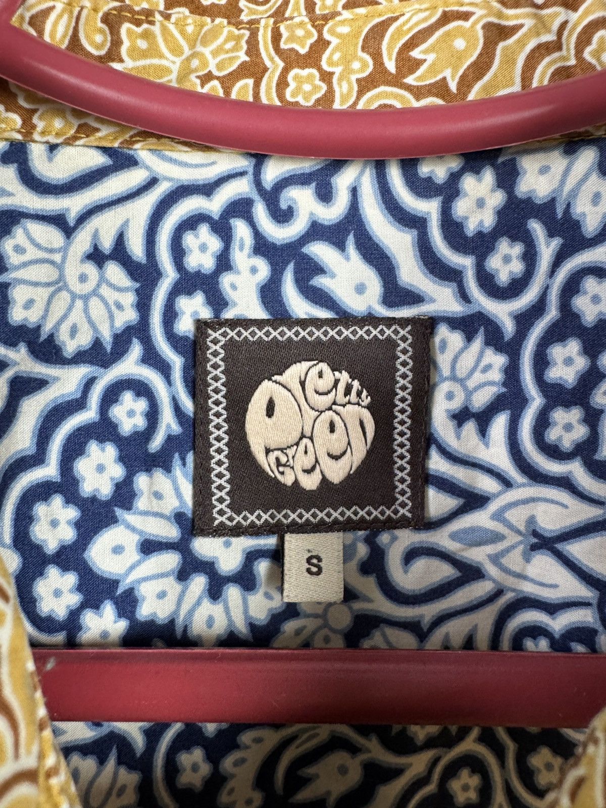 Pretty Green Pretty Green Paisley Half Zip Shirt Festival Mod Casual Size US S / EU 44-46 / 1 - 8 Thumbnail