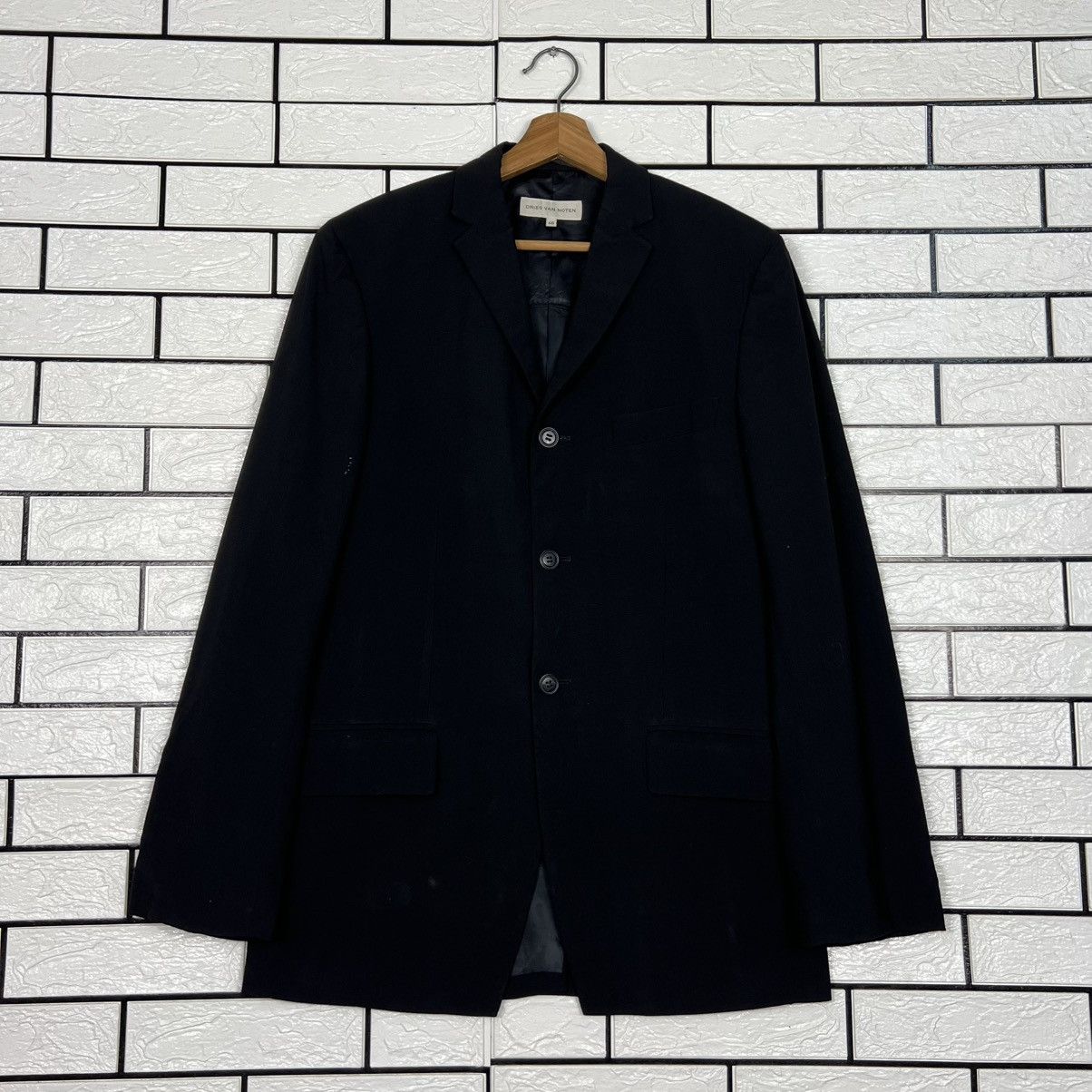 Dries Van Noten DRIES VAN NOTEN Wool Blazer / Suit Jacket #4119-C187 Size 40R - 1 Thumbnail