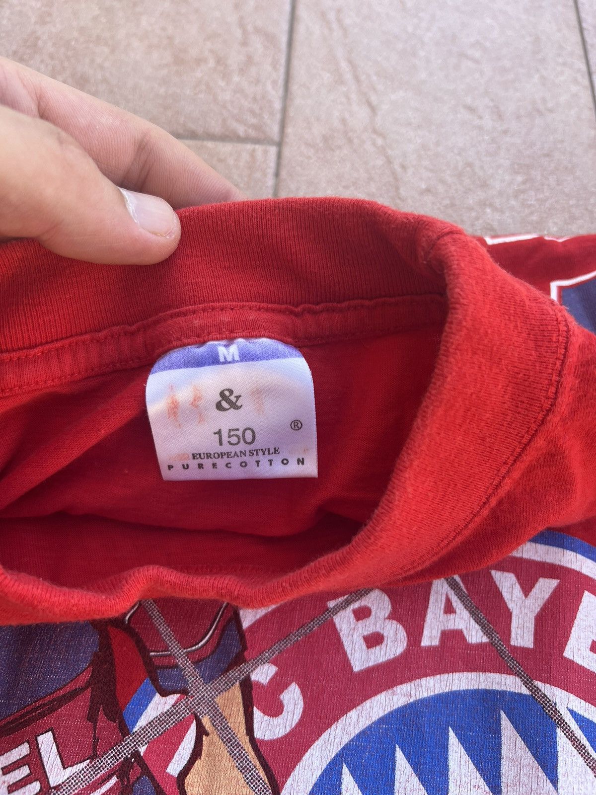 Vintage Vintage 1997 FC Bayern Munich Soccer Football Red T-shirt Size US M / EU 48-50 / 2 - 10 Thumbnail