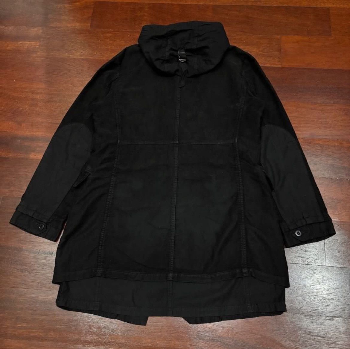 CABANE de ZUCCa × Issey Miyake × Japanese Brand Cabane De Zucca Layer Jacket Hoodie Size US L / EU 52-54 / 3 - 10 Thumbnail