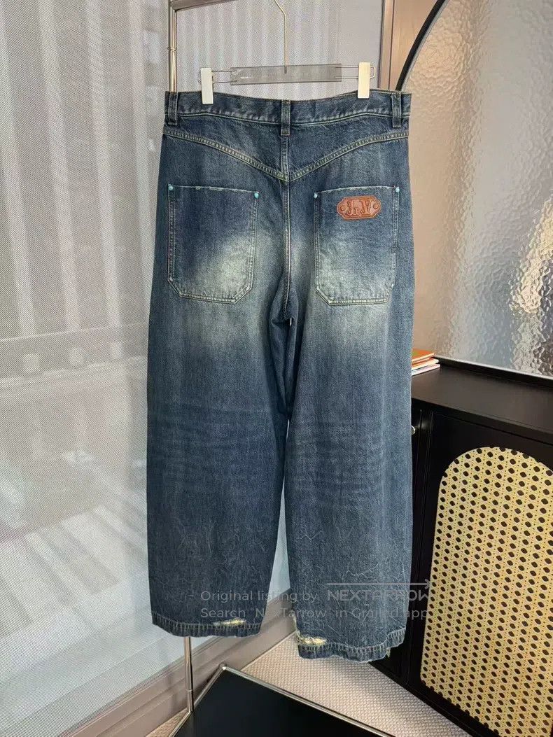 Louis Vuitton Louis Vuitton Turquoise Destruction Jeans Size US 34 / EU 50 - 2 Thumbnail