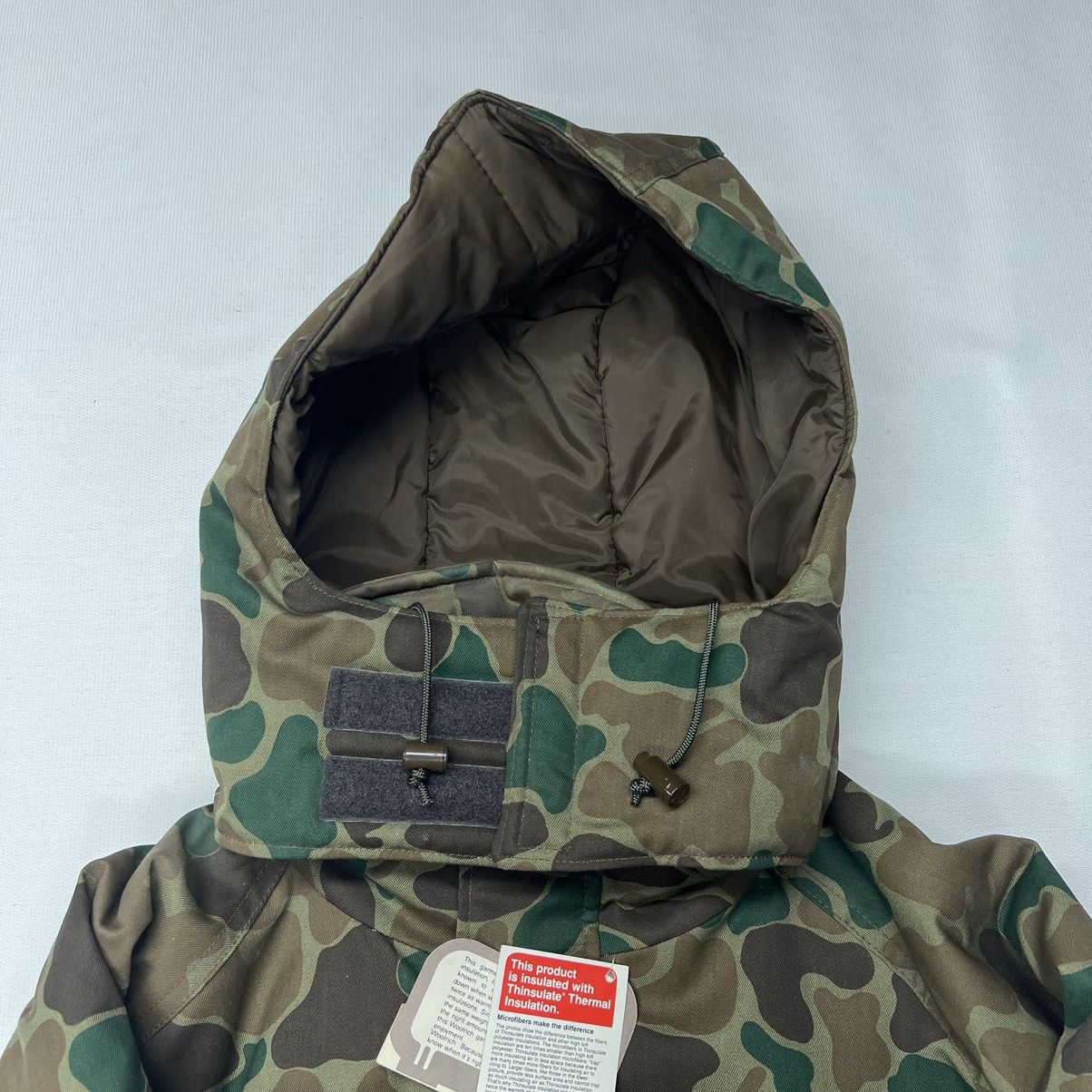 Vintage × Woolrich Woolen Mills VTG Woolrich Jacket Coat Duck Camo Lined Padded Green 90s Size US XL / EU 56 / 4 - 10 Thumbnail