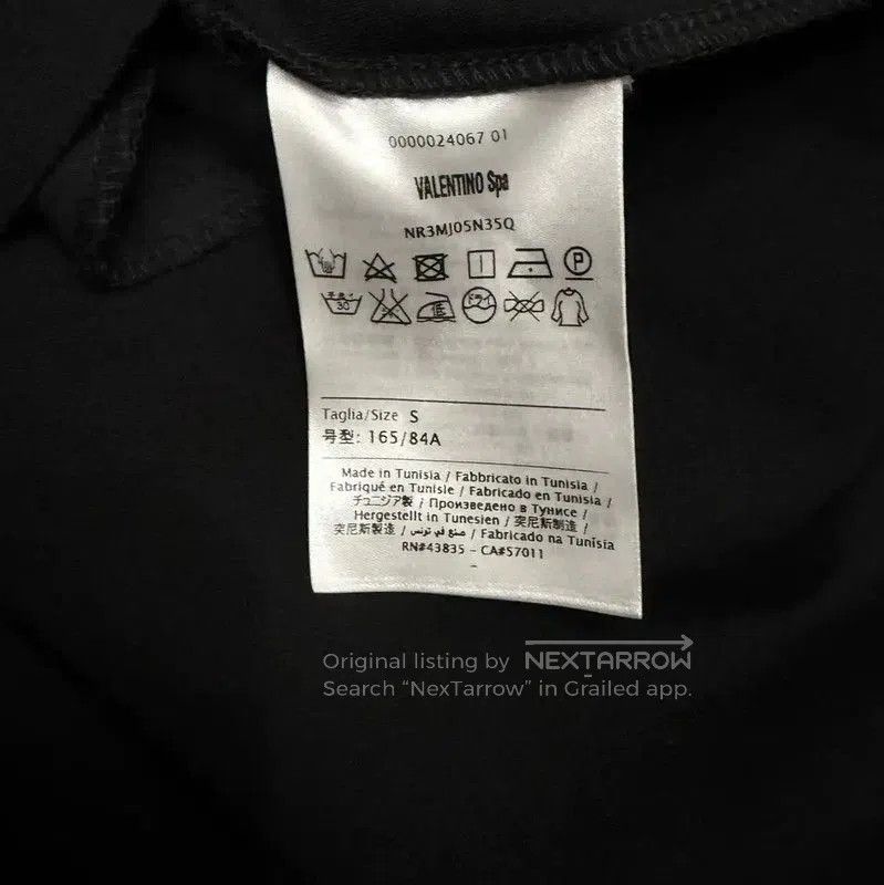 Valentino Valentino Black Cotton Short Sleeve Dress . Size S / US 4 / IT 40 - 4 Thumbnail