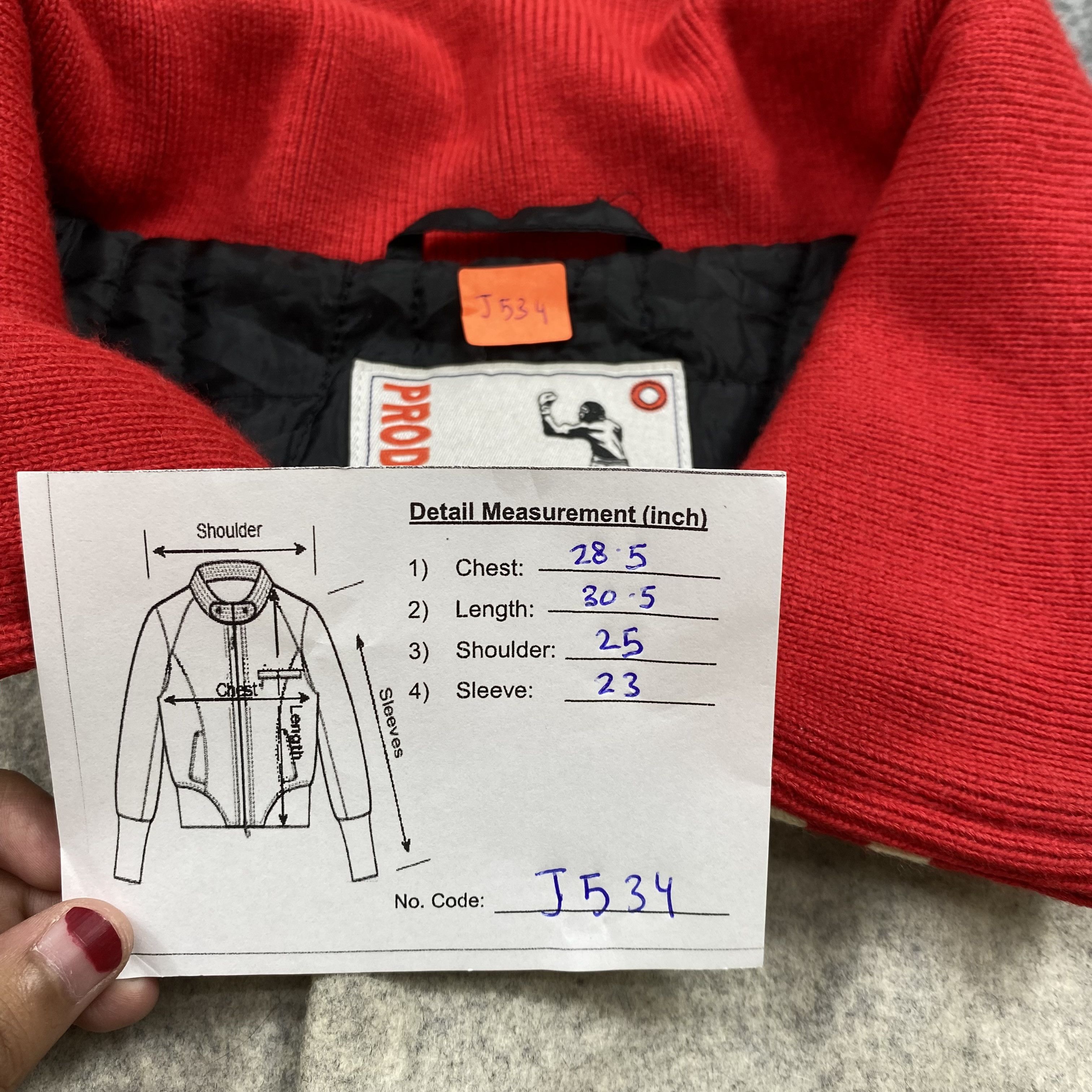 Japanese Brand VTG Product Classics Japan "Pound for Pound Wool Varsity Size US XL / EU 56 / 4 - 12 Thumbnail