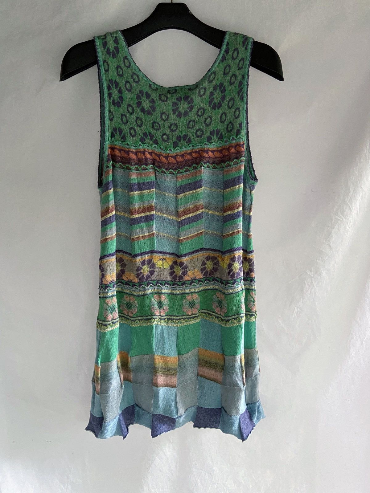 Le Grande Bleu (L.G.B.) JAPANESE M&K YOKO KNITWEAR TANK TOP STYLE Size US L / EU 52-54 / 3 - 8 Thumbnail