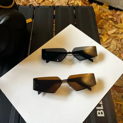 Electric Visual Vintage Street ins style custom avant-garde sunglasses Size ONE SIZE - 3 Thumbnail