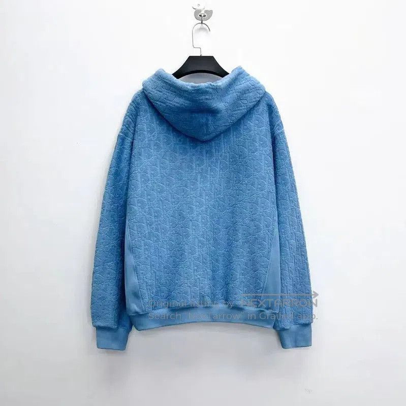 Dior Dior Blue Cotton Long Sleeve Hoodie for Men . Size US M / EU 48-50 / 2 - 2 Thumbnail