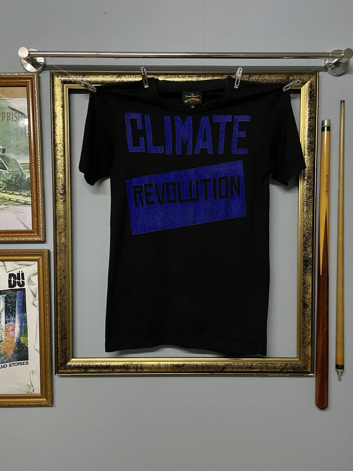 Vivienne Westwood Vintage Designer Vivivenne Westwood ‘Climate Revolution’ Tee Size US S / EU 44-46 / 1 - 1 Thumbnail