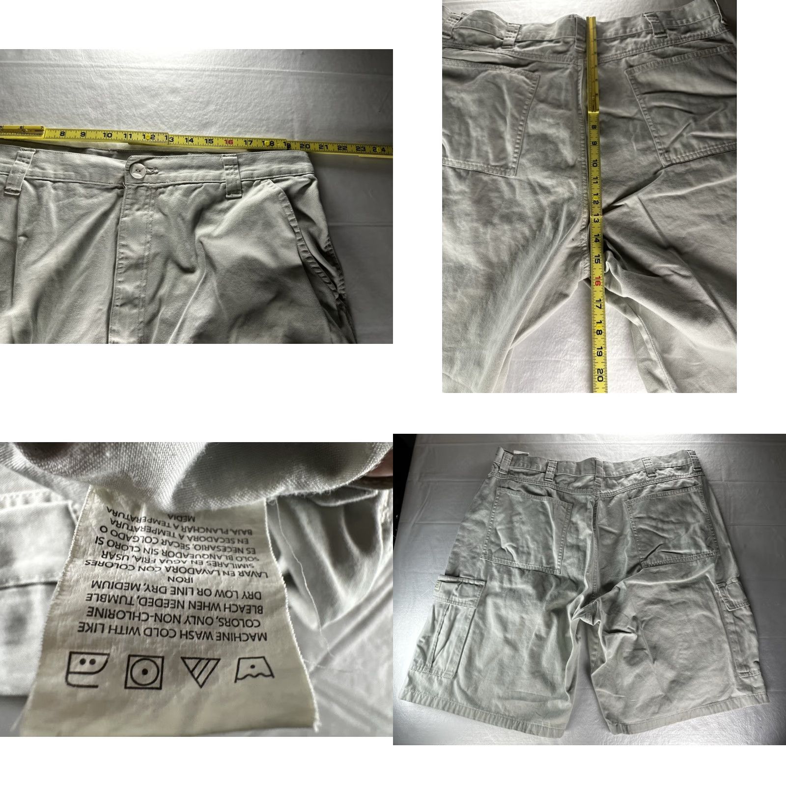 Wrangler Wrangler Cargo Shorts Men’s 40 Tan Khaki Relaxed Fit Y2K Baggy Utility Shorts Cargo Shorts Mens 40 Beige Pockets Size US 40 / EU 56 - 8 Thumbnail