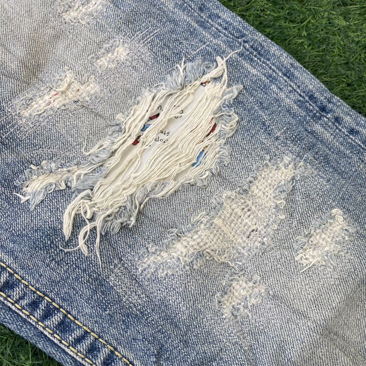 If Six Was Nine RODEO CROWNS RIPPED BOOTCUT JEANS Size 29" - 9 Thumbnail