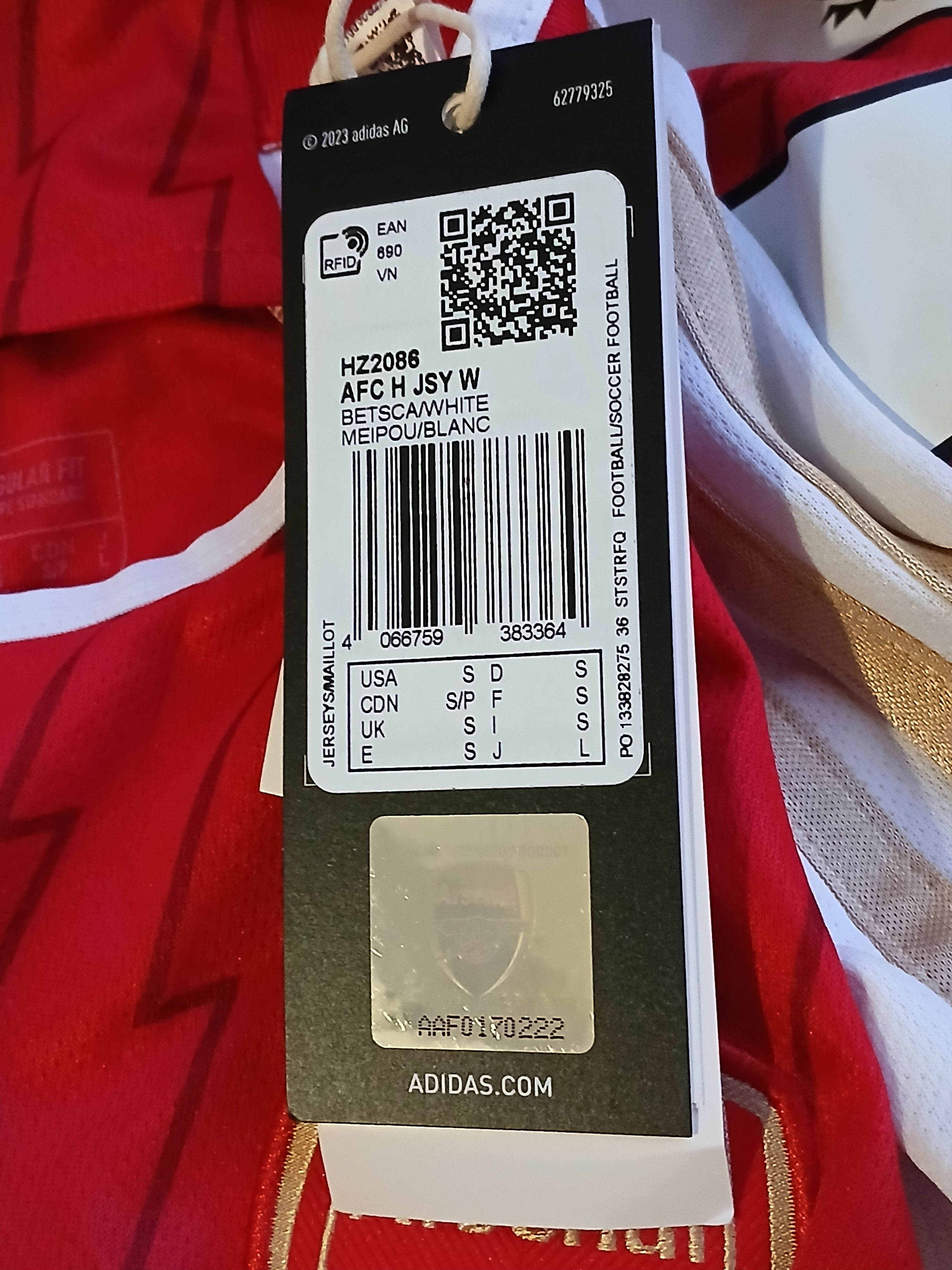 Adidas New Arsenal 23/24 Home Football Jersey T-Shirt Size S / US 4 / IT 40 - 11 Thumbnail