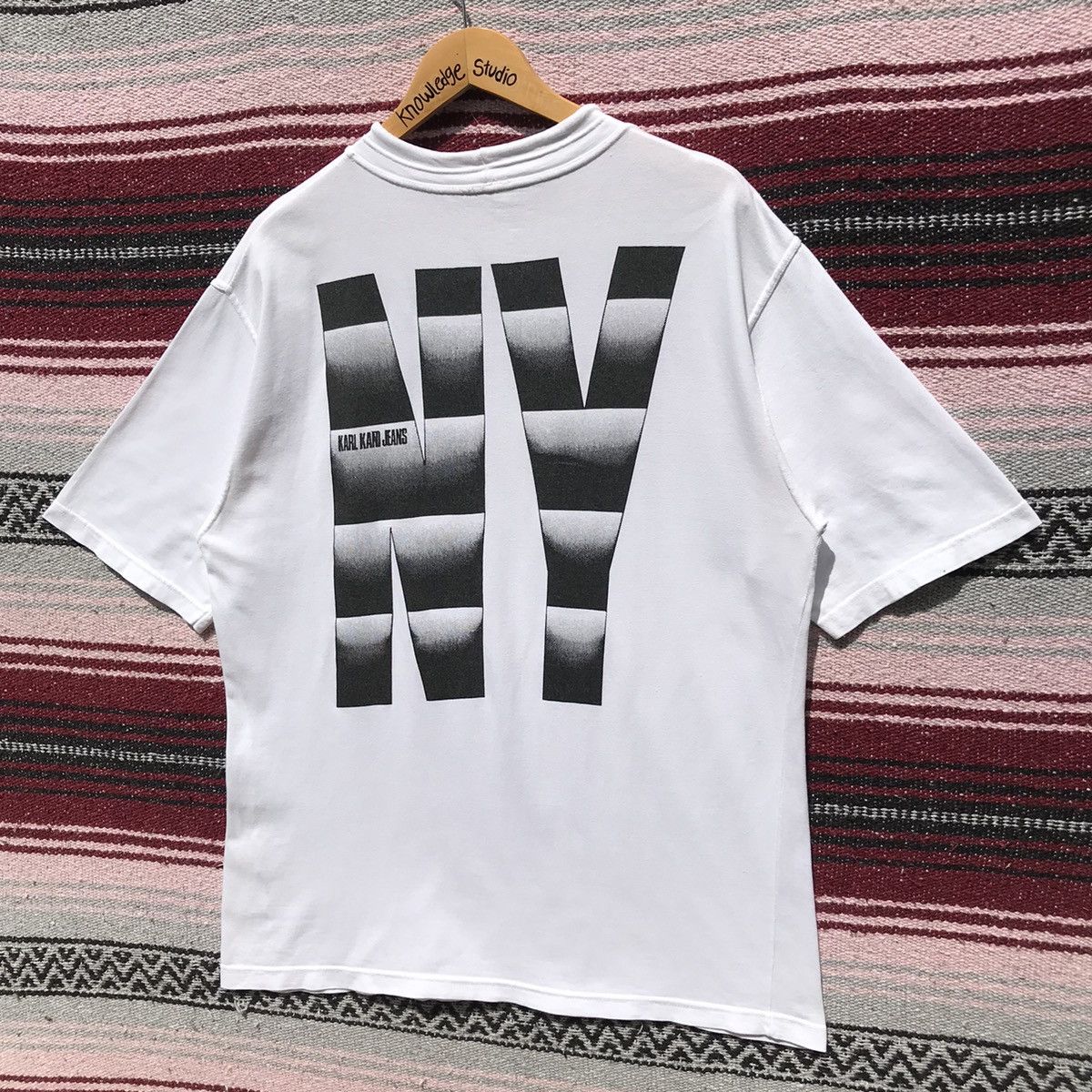 Vintage Karl Kani Jeans Turtleneck Shirt Back Hit NY