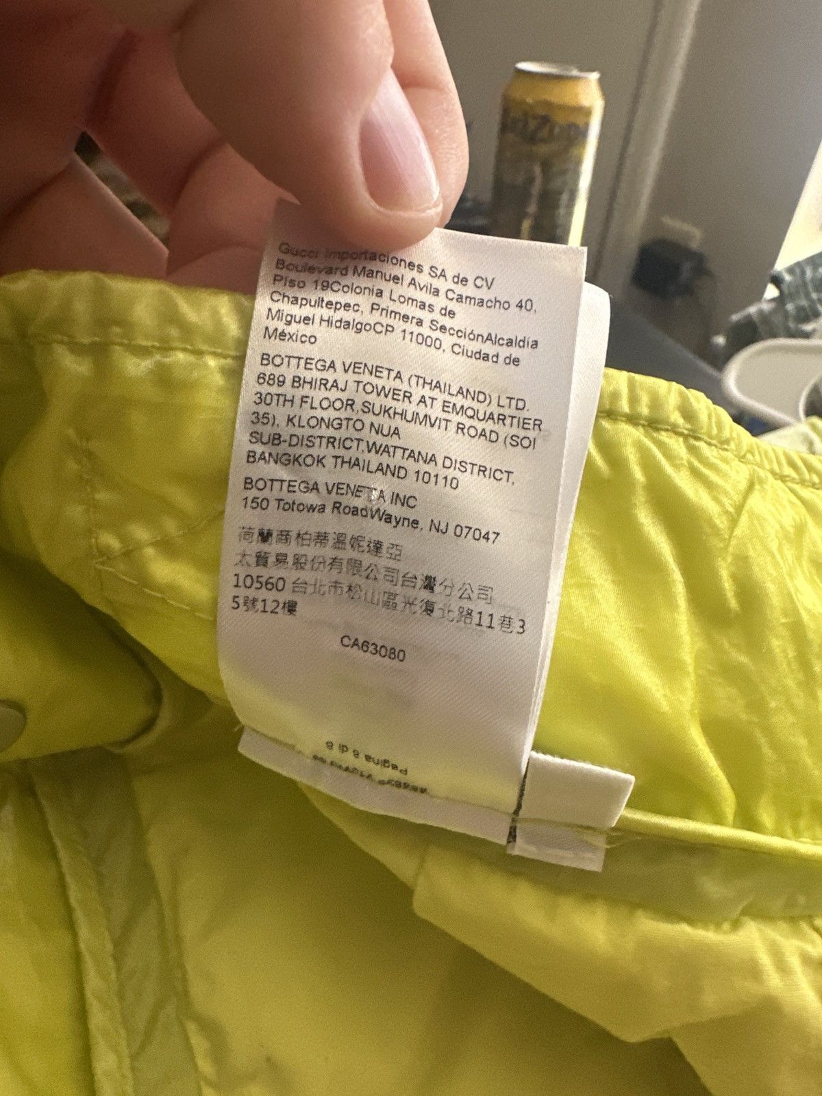 Bottega Veneta Multi Zip Cargo Pants in Acid Yellow Size US 30 / EU 46 - 20 Thumbnail