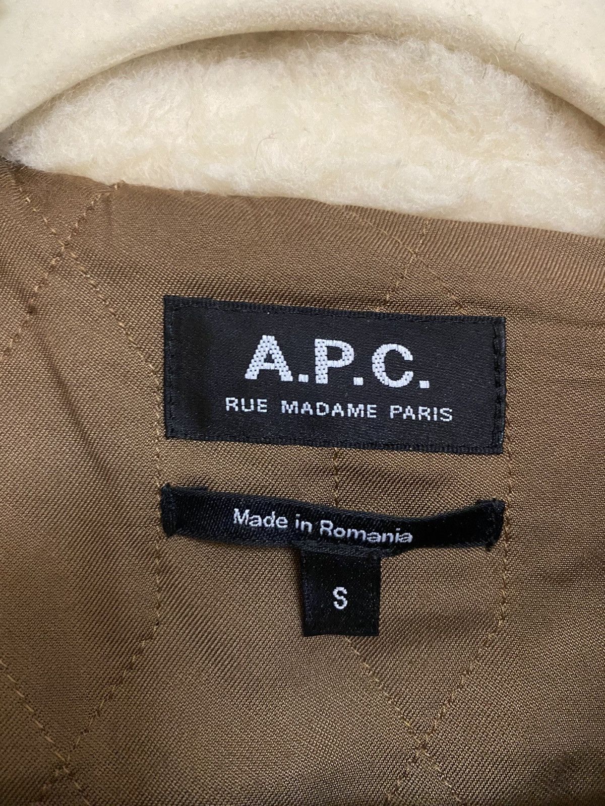 A.P.C. APC Beige Bomber Jacket Size US S / EU 44-46 / 1 - 3 Thumbnail