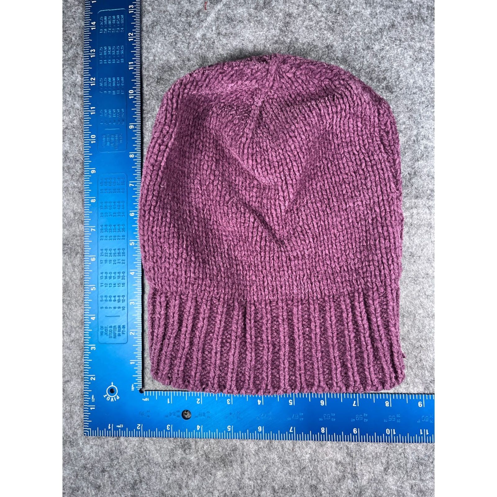 Vintage Target Hat Beanie One Size Purple Knit Polyester Rayon Blend Ski Outdoor Size ONE SIZE - 3 Thumbnail