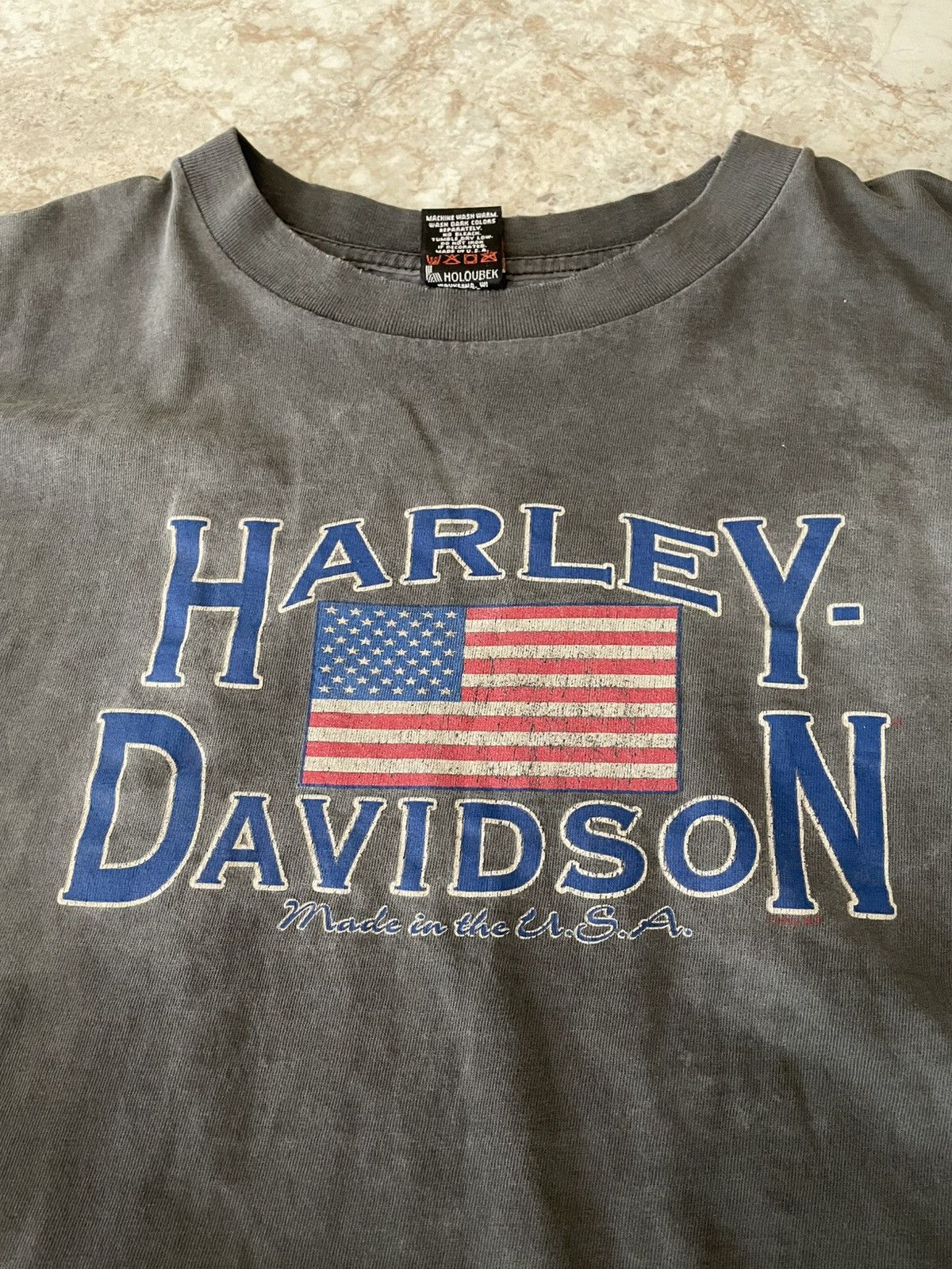 Harley Davidson Made in usa harley tee Size US XL / EU 56 / 4 - 1 Thumbnail