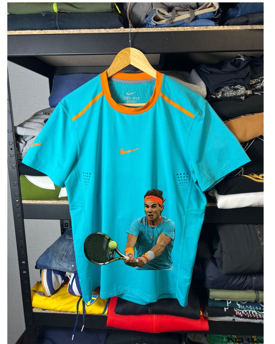 🎾 Nike Dri-Fit Rafael Nadal 2014 Tennis Shirt — Rafa Size M