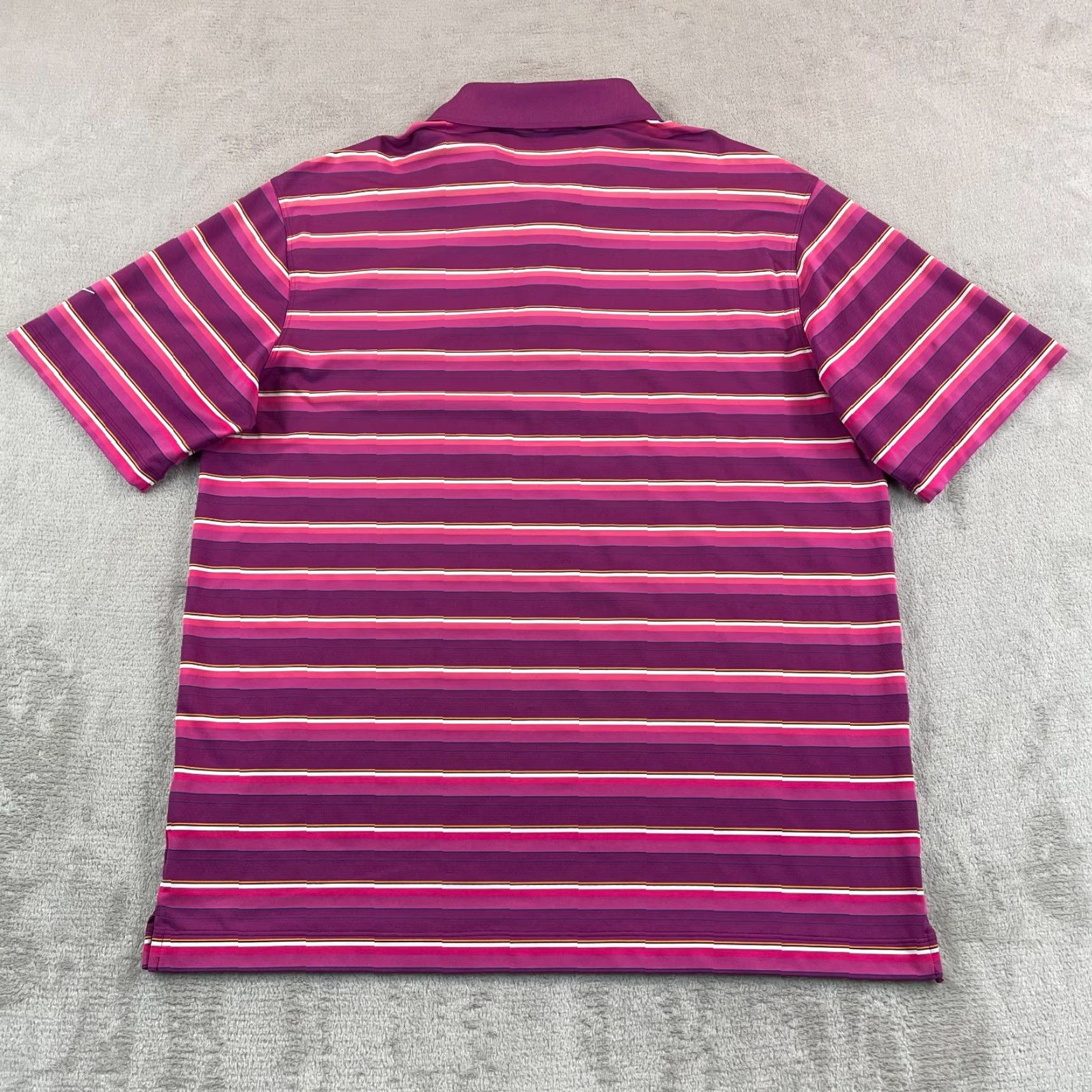 Nike Nike Golf Polo Shirt Men L Multi Striped Dri-Fit Performance SS NWOT0 Size US L / EU 52-54 / 3 - 4 Thumbnail