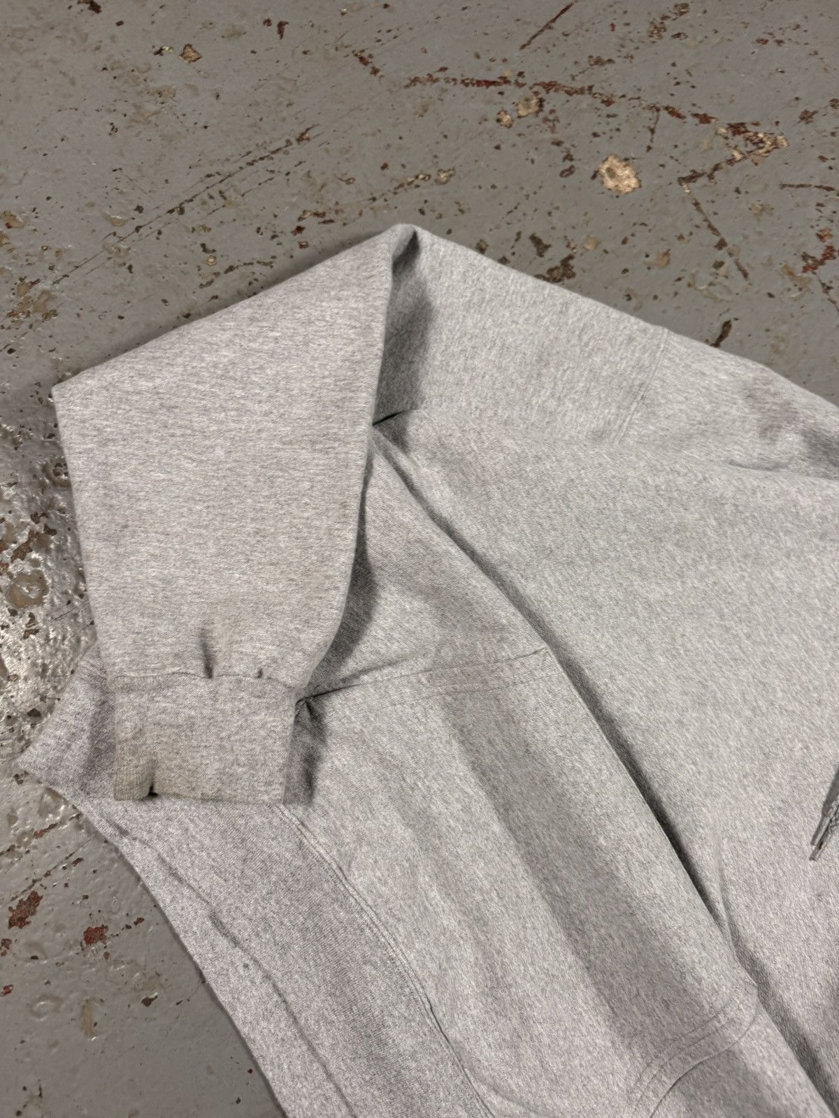 Hanes Vintage Classic Boxy Fit Grey Blank Hoodie Size US M / EU 48-50 / 2 - 3 Thumbnail