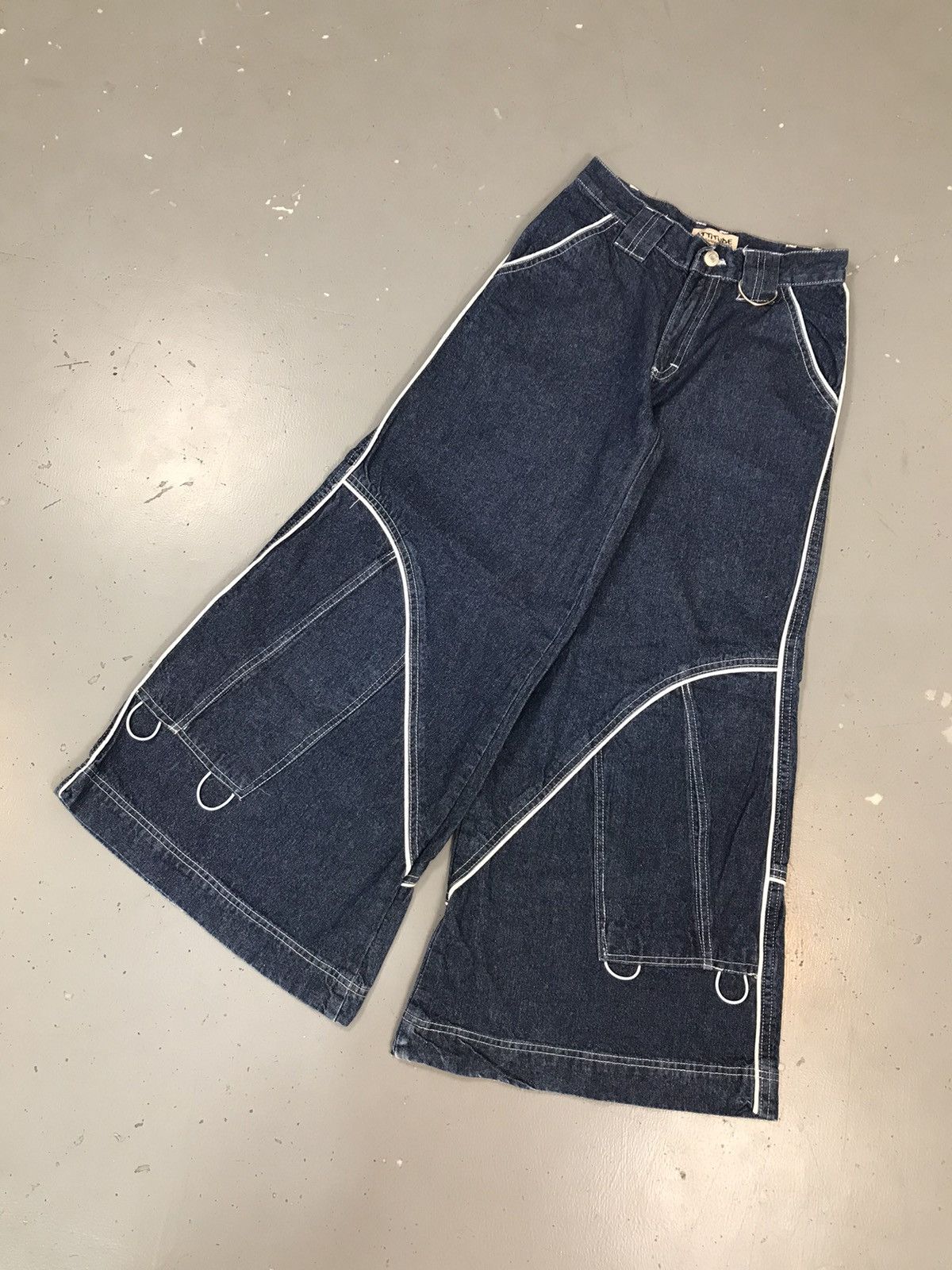 JNCO × Southpole × Vintage Vintage attitude big pocket fashionable flared denim Size 24" / US 00 / IT 34 - 3 Thumbnail