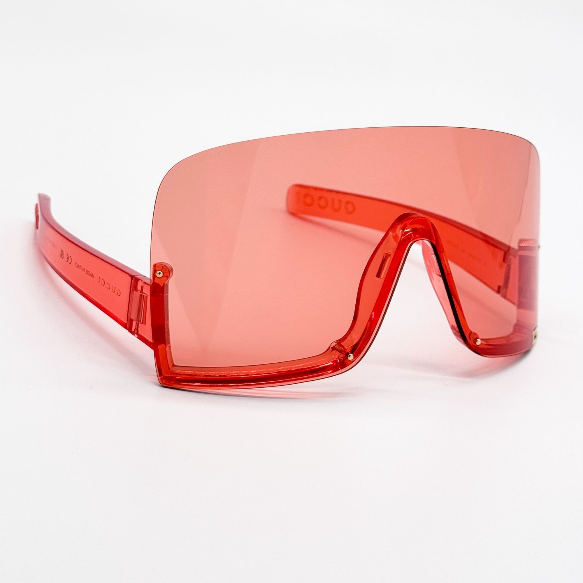 Gucci NEW GUCCI GG1631S 001 RED OVERSIZED WOMEN SUNGLASSES GUCCI Size ONE SIZE - 4 Thumbnail