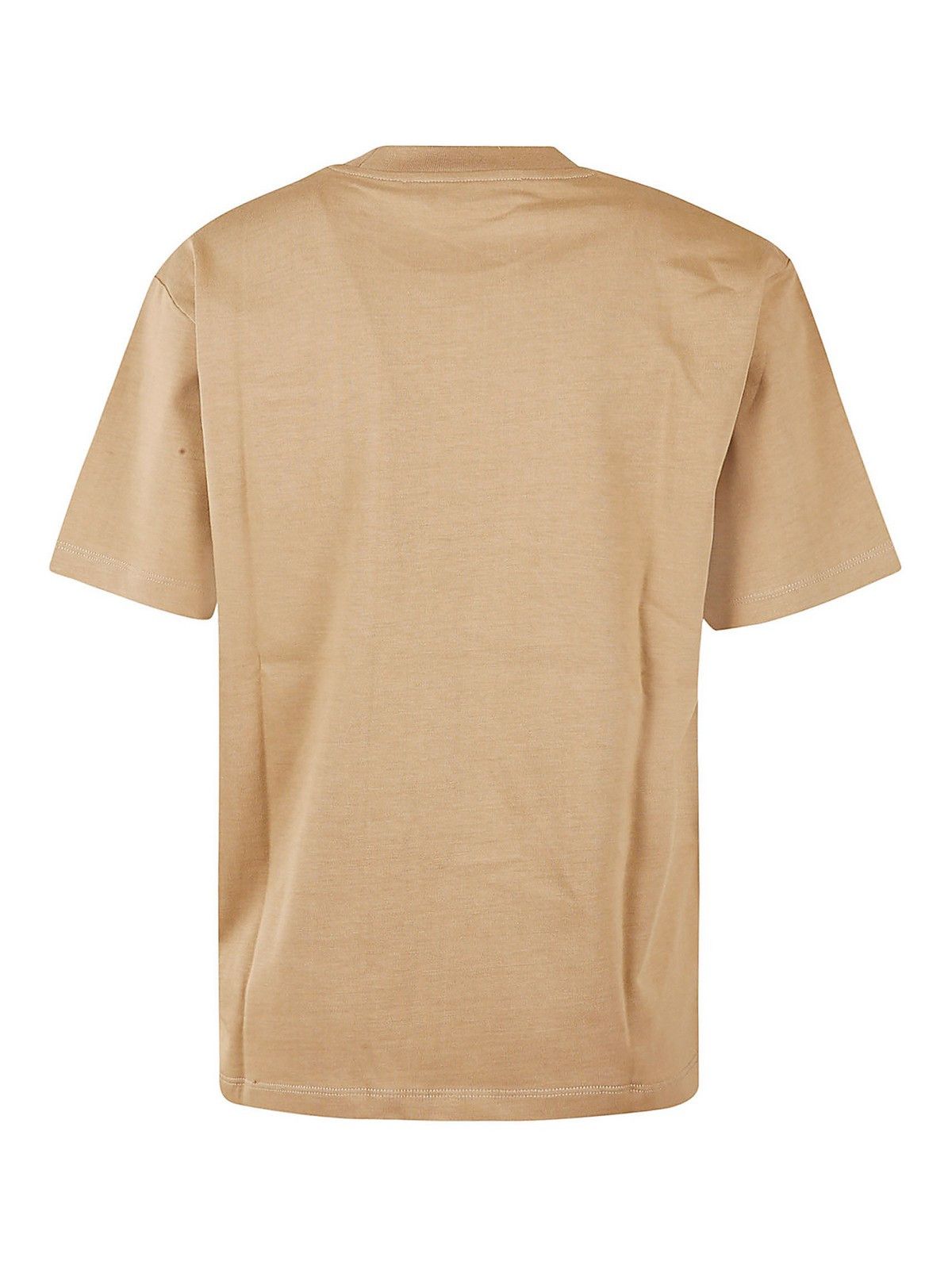 Off-White o1gr1nt0125 For All Casual T-Shirt in Brown Size XXS / US 00 / IT 34 - 2 Thumbnail