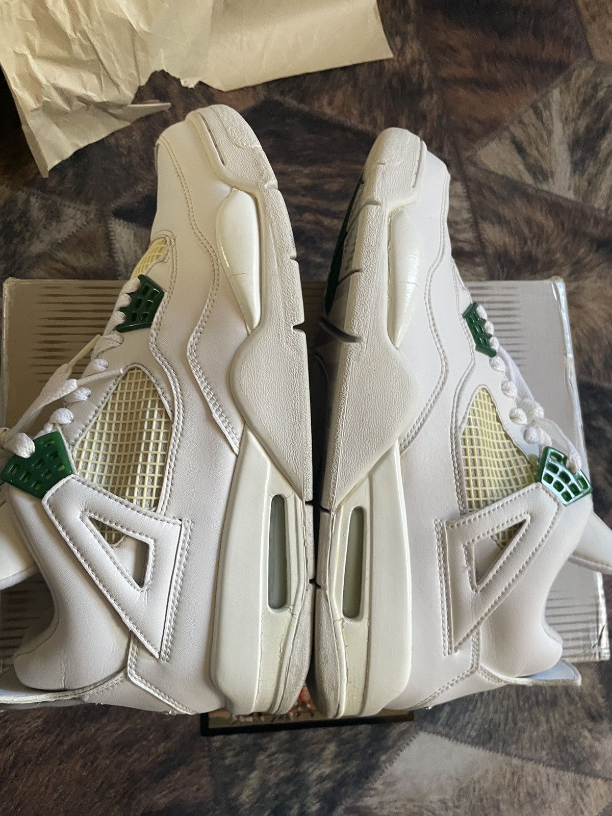 Jordan Brand Nike air jordan 4 retro classic green 2004 OG 44 1 3 5 maya Size US 10 / EU 43 - 8 Thumbnail