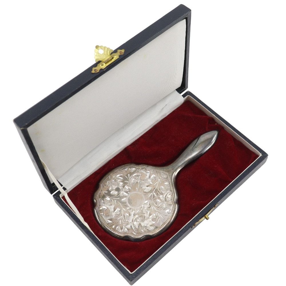 Other Other Silver Hand Mirror Precious Metal Other DUTY FREE for USA Size ONE SIZE - 1 Thumbnail