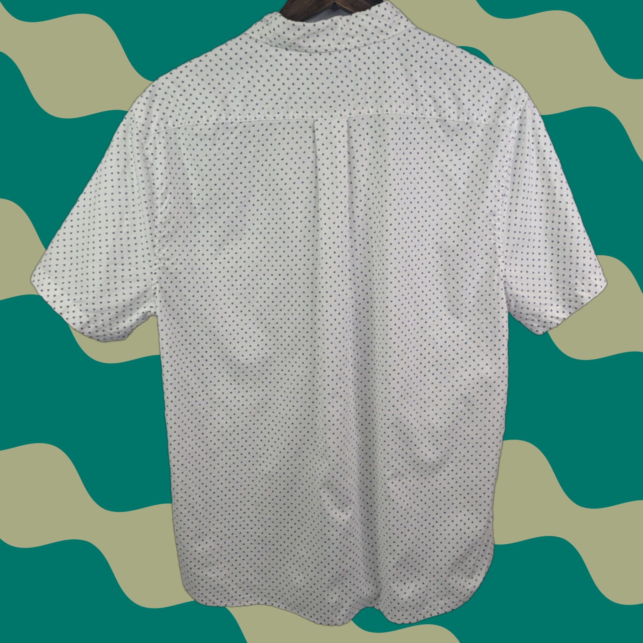 Vince Vince Shirt Men L White Lyocell Classic Fit Short Sleeve Button-Up Casual Size US L / EU 52-54 / 3 - 1 Thumbnail