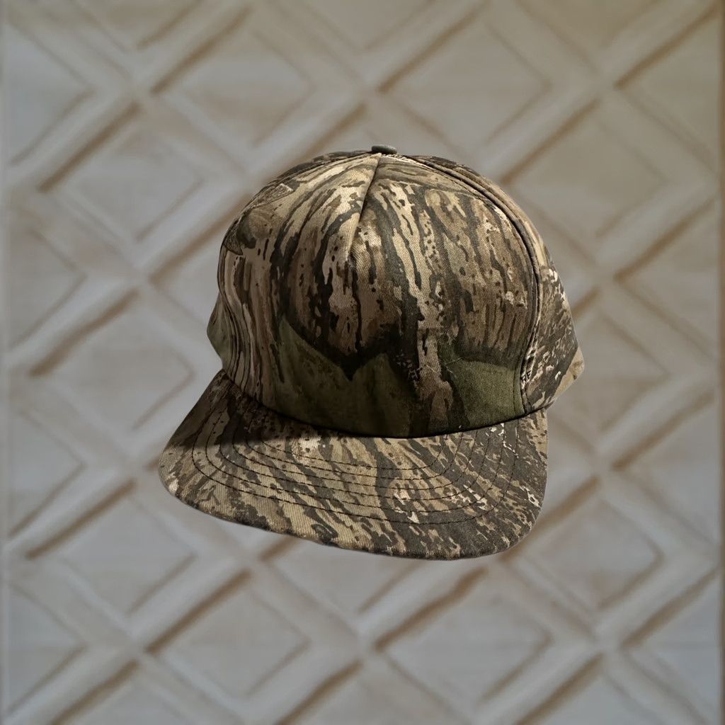 Vintage VINTAGE Gore-Tex Waterproof Hat Camo Hunting Cap Made USA Whitewater Outdoors L Men Baseball Cap USA Mens Cap Size ONE SIZE - 1 Thumbnail