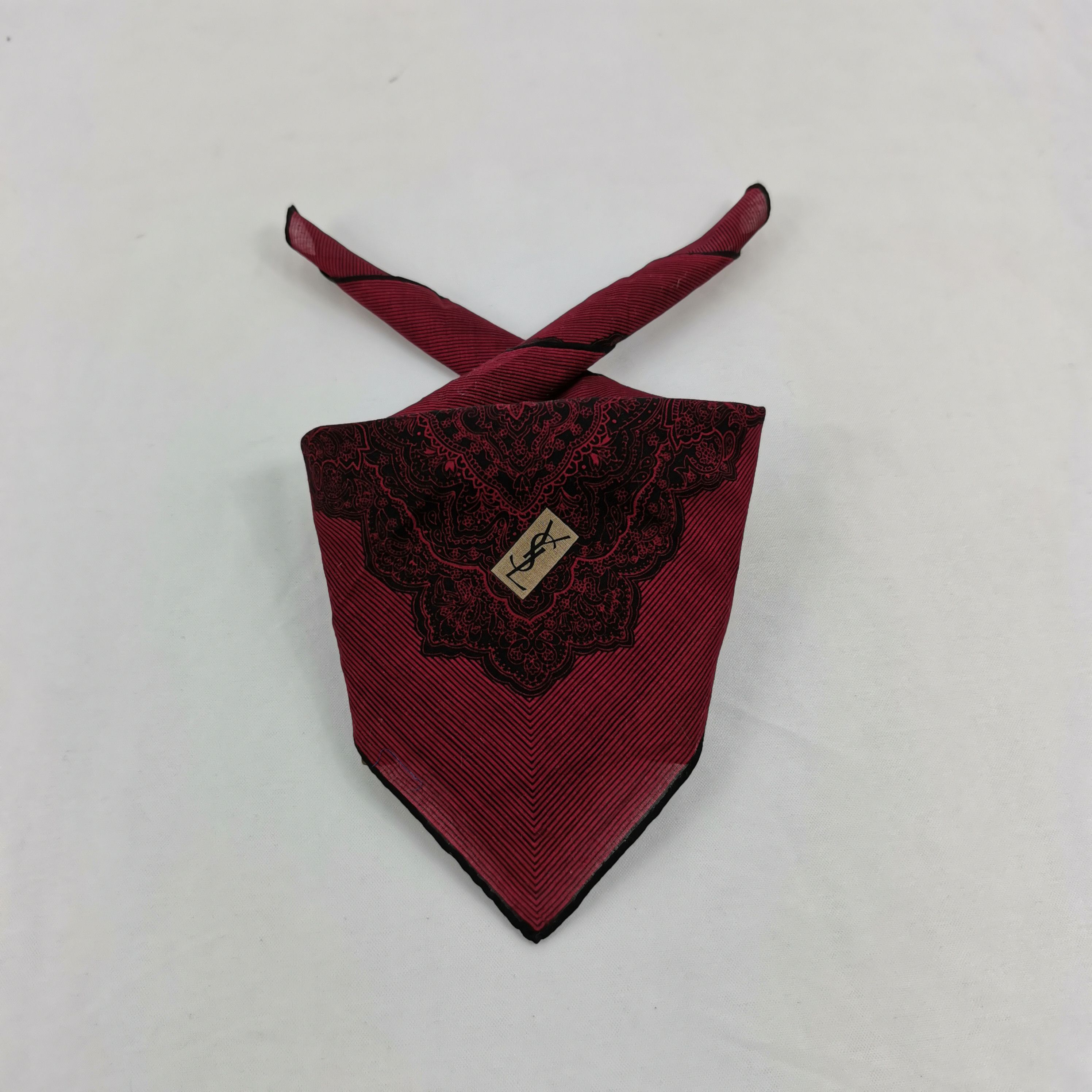 Vintage Yves Saint Laurent Handkerchief Neckerchief YSL