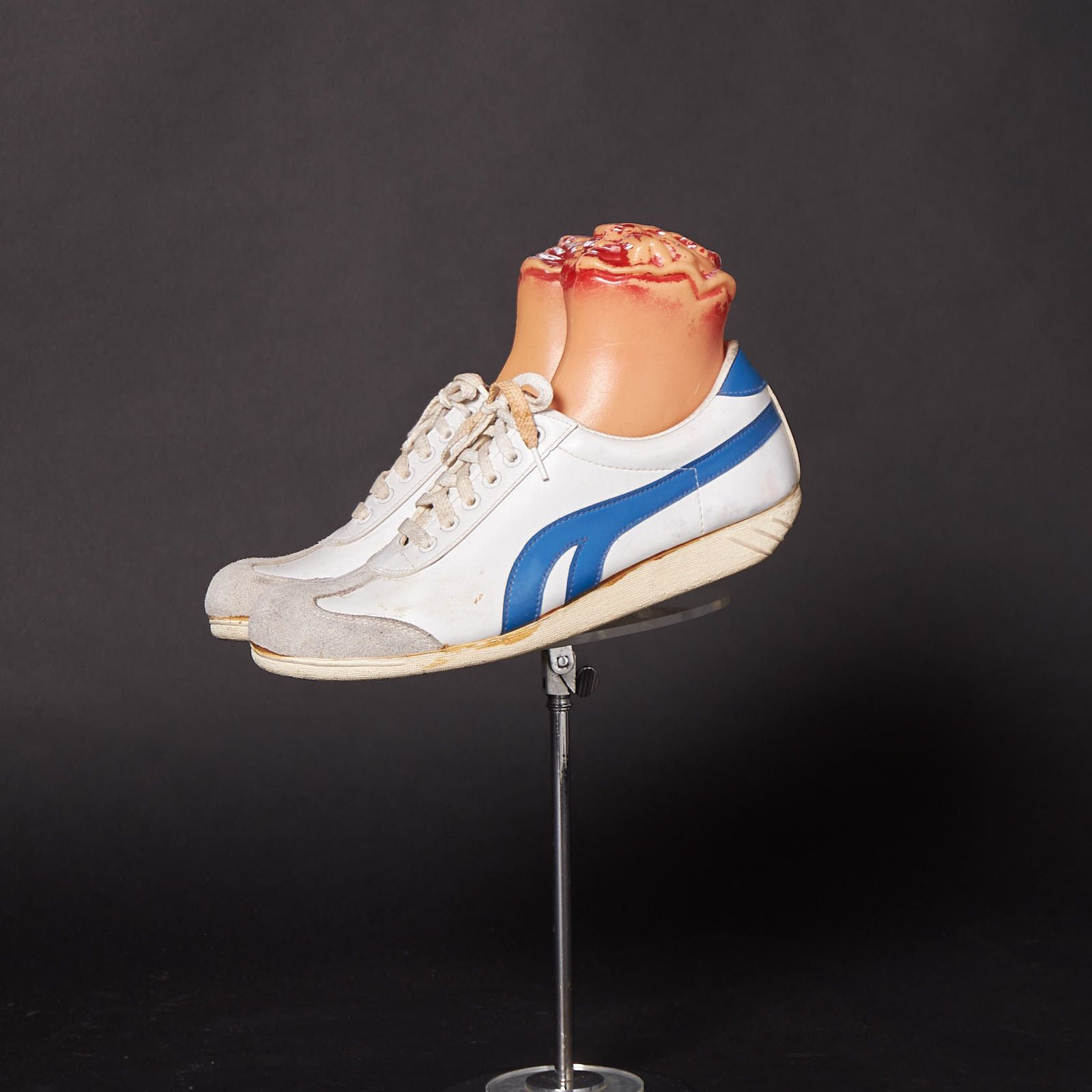 Vintage 1980s – 90s Blue and White Vintage Sneakers Size US 8 / EU 41 - 3 Thumbnail