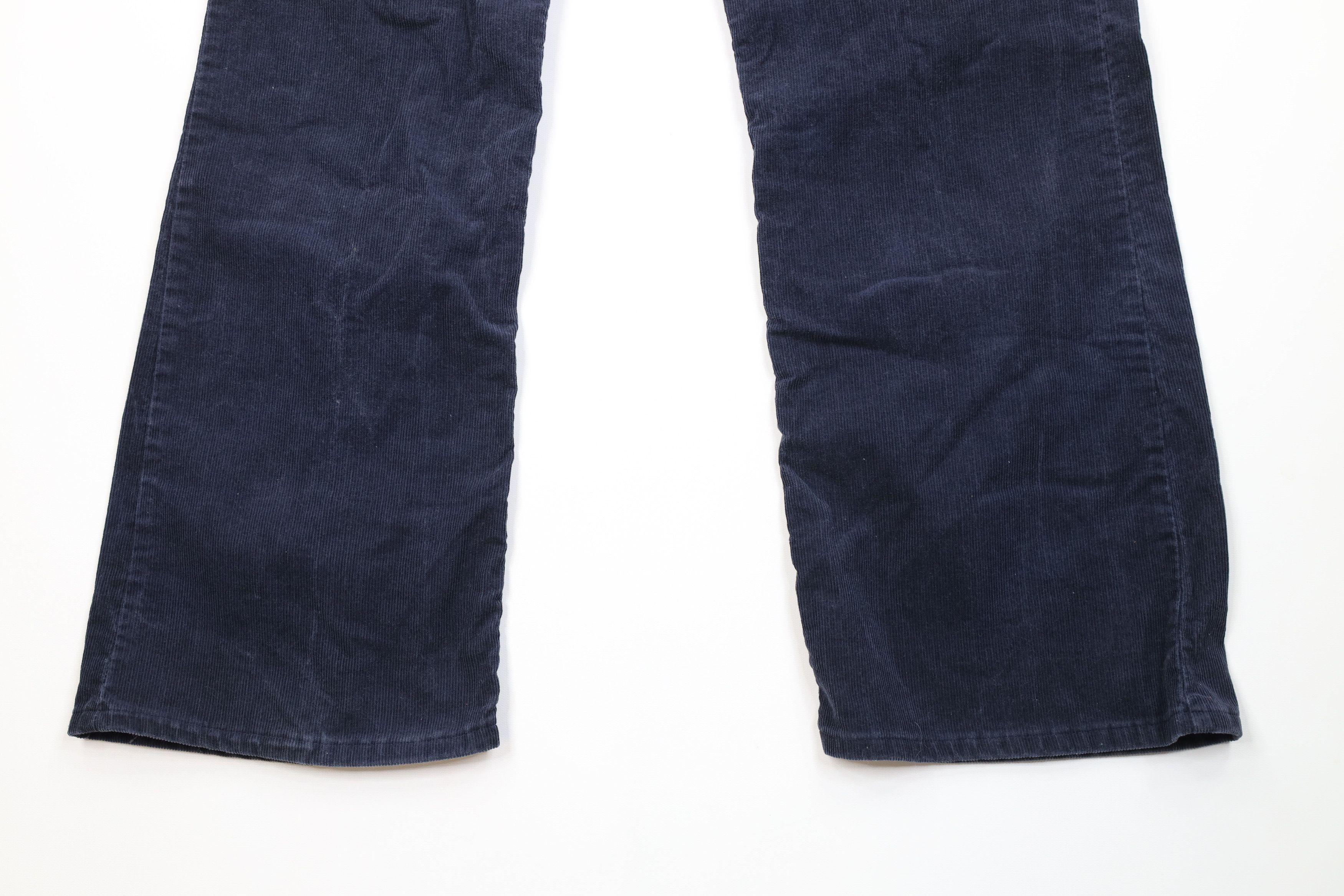 Vintage Vintage 70s Streetwear Corduroy Bell Bottoms Pants Blue USA Size US 38 / EU 54 - 4 Thumbnail