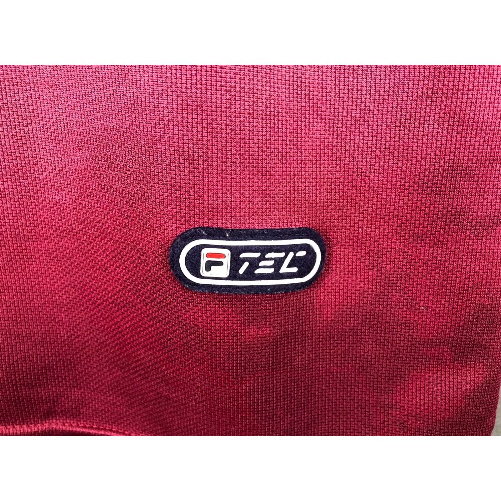 Fila FILA West Ham United Team T-Shirt Men Polyester Jersey Short Sleeve V-Neck Claret And Sky Blue Logos Sports Shirt Mens Size US M / EU 48-50 / 2 - 5 Thumbnail