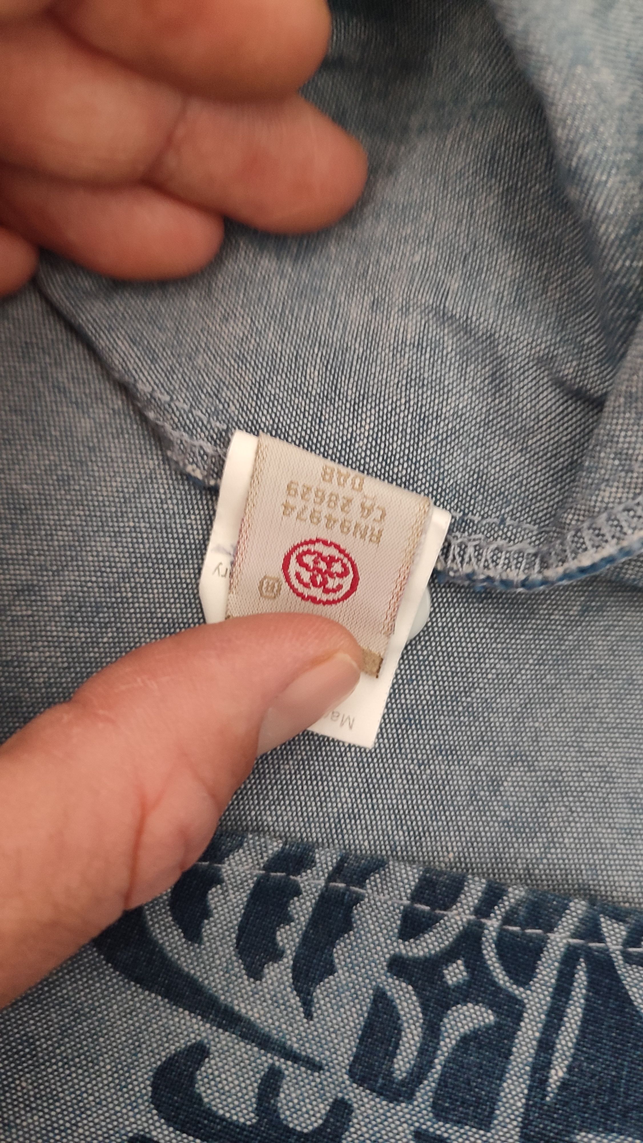 Designer × Stussy Faded blue Stussy Shirt Geometric Stussy Printed Shirt Size US M / EU 48-50 / 2 - 8 Thumbnail
